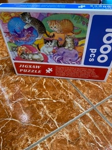 Macskás 1000 darabos Jigsaw puzzle