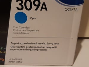 HP Q2671A cyan 309A toner eredeti original - kép 2