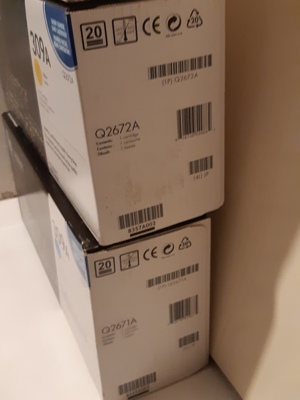 HP Q2671A cyan 309A toner eredeti original - kép 3