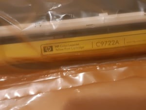 HP C9722A yellow toner eredeti original - kép 3