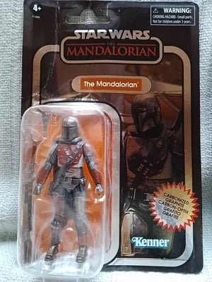  Star Wars Vintage Collection Mandalorian Carbonized