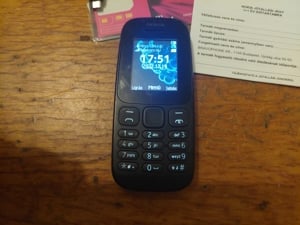 Nokia 105 Dual sim,dobozában, lámpa, rádió - kép 2