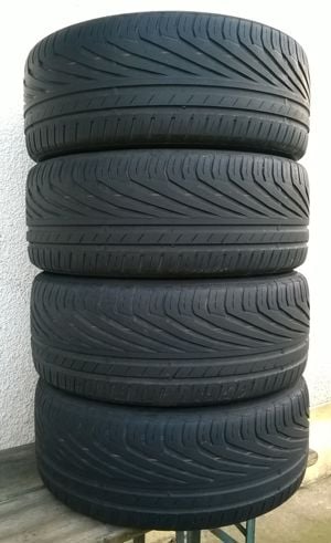 Eladó 4db 18-as 5x114.3-as alufelni 245/45r18 Uniroyal nyári gumival - kép 3