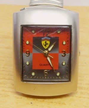 Retro acél tokos unisex karóra. Ferrari Quartz - kép 2