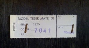 Retro, Vitange elektromos orgona, eredeti táskájában. EKO Tiger Mate DL - kép 4