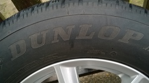 Eladó 4db 16-os 5x114.3-as Enzo Alu 215/70R16 Dunlop téli gumival - kép 5