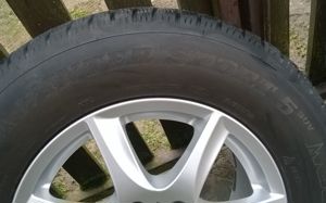 Eladó 4db 16-os 5x114.3-as Enzo Alu 215/70R16 Dunlop téli gumival - kép 7