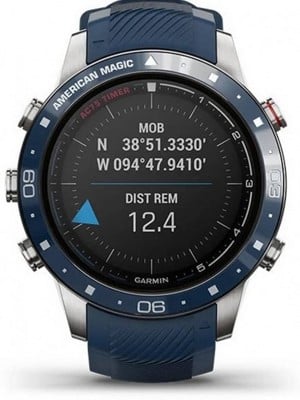 Garmin MARQ Captain American Magic Edition Blue Rubber Strap Smartwatch 010-02454-01