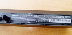 TOSHIBA PA5185U-1BRS 2800mAh akkumulátor, gyári új állapot - kép 3