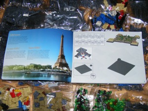 Lego komp. Creator Icons 10307 Eiffel torony 10.001 db-os LEPIN ÚJ - kép 6