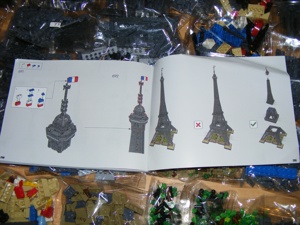 Lego komp. Creator Icons 10307 Eiffel torony 10.001 db-os LEPIN ÚJ - kép 12