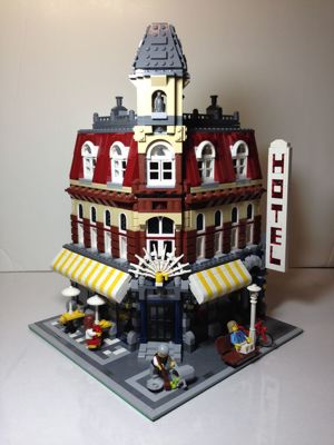 Lego komp. Creator 10182 Cafe Corner Moduláris ház 2056pcs LEPIN ÚJ - kép 2