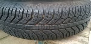 Eladó 4db 14-es 5x100-as lemezfelni 175/80R14 Semperit téli gumival - kép 3