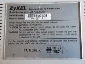 Retro Zyxel Omni.Net Plus ISDN modem gyűjtőknek - kép 3