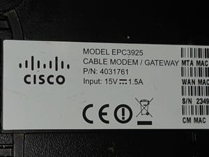 Cisco EPC3925 Wi-Fi kábel modem működő - kép 6