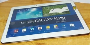 Samsung Galaxy Note 10.1, demo tablet, originált csomagolásban, kirakatba, bemutató készüléknek