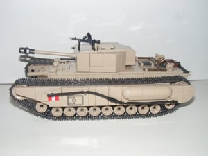 Lego 2. Világháborús Angol Brit Churchill tank 1030db 13x24x11cm + 4 katona ÚJ - kép 2