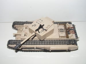 Lego 2. Világháborús Angol Brit Churchill tank 1030db 13x24x11cm + 4 katona ÚJ - kép 8