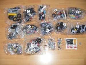 Lego komp. Creator Icons 10300 Vissza a jövőbe időgép Delorean LEPIN ÚJ - kép 5