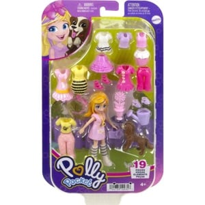 Mattel Polly Pocket baba - Méhecskés, virágokkal - kép 3