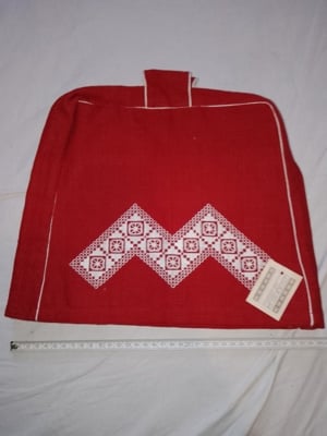 Retro melegen tartó textil búra hímzéssel