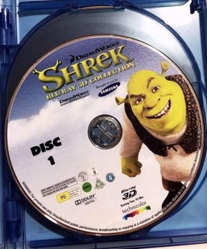 SHREK 3D Blu-ray, COMPLETE COLLECTION komplett animációs filmsorozat, eredeti bontatlan tokjában - kép 4