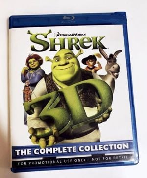 SHREK 3D Blu-ray, COMPLETE COLLECTION komplett animációs filmsorozat, eredeti bontatlan tokjában - kép 6