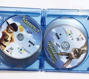 SHREK 3D Blu-ray, COMPLETE COLLECTION komplett animációs filmsorozat, eredeti bontatlan tokjában - kép 3