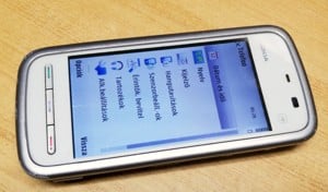 Nokia 5230 szürke-fehér Vodafone, szép állapotban - kép 4