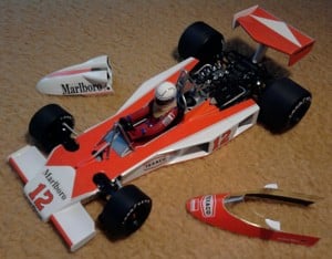 Minichamps Forma-1 McLaren-Ford M23 Mass 1976 1:18 modell   makett - kép 4