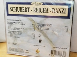 Komolyzenei CD párban. Brahms, Schubert-Reicha-Danzi - kép 3