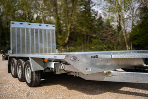 Új SEBAL Bau 400 S - 3 tengelyes (395 x 180 cm) gépszállító utánfutó - kép 11