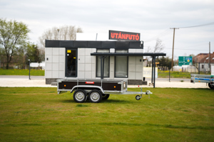 Új SEBAL - 2D250 fa oldalfalas 2 tengelyes (750 kg) utánfutó akciósan 589.000 Ft - kép 2