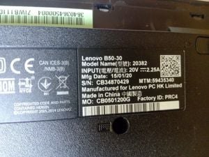 Lenovo B50-30 Maradvány alkatrészei - kép 5