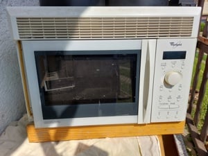 Whirlpool Avm 754/WP/WH microval egybeépített páraelszívó kombi készülék használt jó állapotban itt  - kép 1