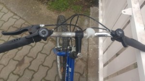 Női 26-as kerékpár kék bicikli Shimano váltós működő - kép 3