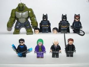 Lego Batman X2 figurák Macskanő Joker Nightwing Alfred Gyilkos Croc figura ÚJ - kép 5