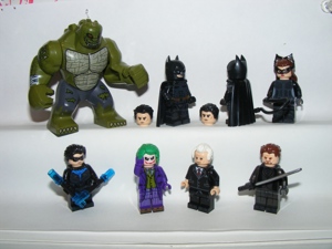 Lego Batman X2 figurák Macskanő Joker Nightwing Alfred Gyilkos Croc figura ÚJ - kép 3