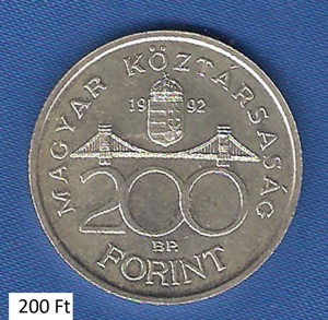 200 forintos pénzérme - kép 2