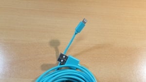 USB 2.0 - Lightning kábel eladó, kék, 3m - kép 4