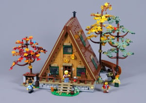 Lego komp. Creator Ideas 21338 Alpesi ház Frame Cabin 2082db LEPIN ÚJ