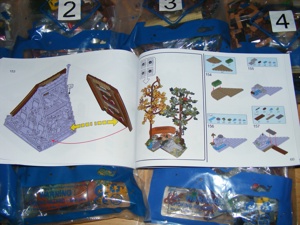 Lego komp. Creator Ideas 21338 Alpesi ház Frame Cabin 2082db LEPIN ÚJ - kép 8