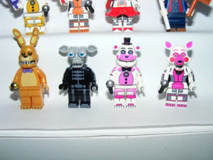 Lego FNAF Five Nights at Freddy 's figurák Endo Baby Lolbit Golden Funtime Freddy - kép 4