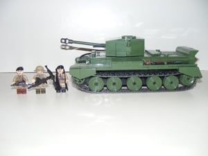 Lego 2. Világháborús Angol Brit Cromwell tank 880db + 4 katona ÚJ - kép 2