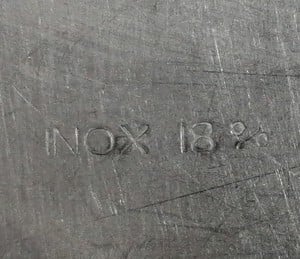 Inox tálca kollekció barokk peremezéssel - kép 4