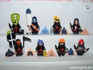 Lego Naruto figurák Zetsu Nagato Konan Yahiko Deidara Hoshigaki Kisame figura ÚJ - kép 5