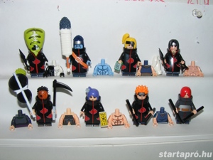 Lego Naruto figurák Zetsu Nagato Konan Yahiko Deidara Hoshigaki Kisame figura ÚJ - kép 8