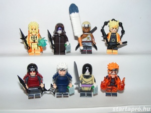 Lego Naruto figurák Uzukmaki Orochimaru Yakushi Senju Namikaze Minato figura ÚJ - kép 3