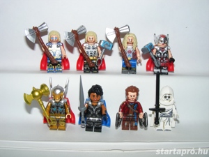 Lego Super Heroes Thor Jane Foster Gol Űrlord Valkűr Beta Ray szuperhős figura ÚJ - kép 3