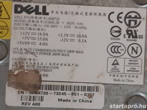 Dell MM720 Optiplex F280E-00 számítógép tápegység fekvő működő - kép 4